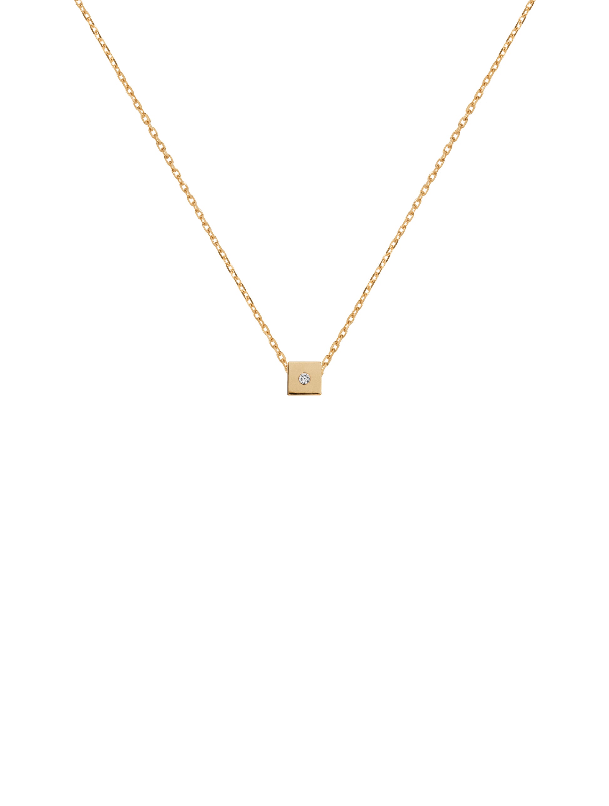 Cubic Diamond Necklace