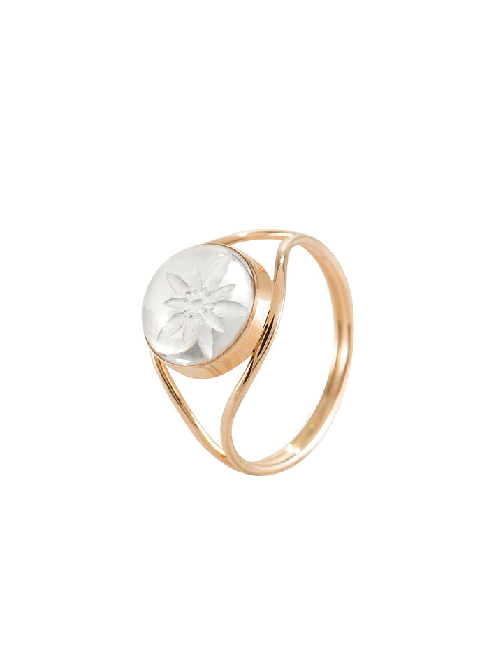 Crystal Bloom Signet